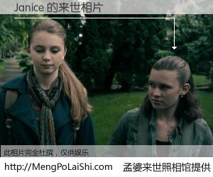 #孟婆来世照相馆# 【Janice 来世的未来相片】一碗梦婆汤，忘却了今生爱与痛，了无牵挂进入轮回。再相遇，已是天涯陌路人。可否借我一双慧眼，看清今生与来世？孟婆来世照相馆，触摸你的未来。Janice 来世的未来相片，有图有真相：