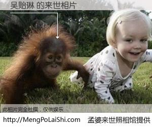 #孟婆来世照相馆# 【吴贻琳 来世的未来相片】一碗梦婆汤，忘却了今生爱与痛，了无牵挂进入轮回。再相遇，已是天涯陌路人。可否借我一双慧眼，看清今生与来世？孟婆来世照相馆，触摸你的未来。吴贻琳 来世的未来相片，有图有真相：