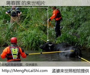 #孟婆来世照相馆# 【蒋春晖 来世的未来相片】一碗梦婆汤，忘却了今生爱与痛，了无牵挂进入轮回。再相遇，已是天涯陌路人。可否借我一双慧眼，看清今生与来世？孟婆来世照相馆，触摸你的未来。蒋春晖 来世的未来相片，有图有真相：