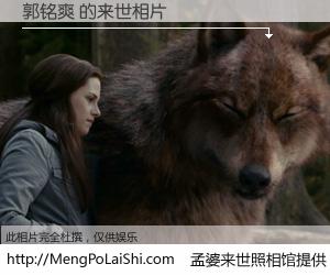 #孟婆来世照相馆# 【郭铭爽 来世的未来相片】一碗梦婆汤，忘却了今生爱与痛，了无牵挂进入轮回。再相遇，已是天涯陌路人。可否借我一双慧眼，看清今生与来世？孟婆来世照相馆，触摸你的未来。郭铭爽 来世的未来相片，有图有真相：