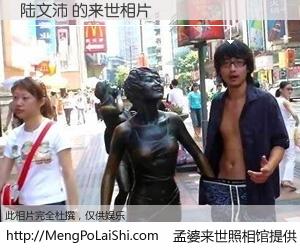 #孟婆来世照相馆# 【陆文沛 来世的未来相片】一碗梦婆汤，忘却了今生爱与痛，了无牵挂进入轮回。再相遇，已是天涯陌路人。可否借我一双慧眼，看清今生与来世？孟婆来世照相馆，触摸你的未来。陆文沛 来世的未来相片，有图有真相：