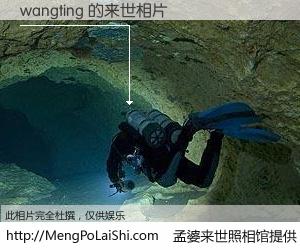 #孟婆来世照相馆# 【wangting 来世的未来相片】一碗梦婆汤，忘却了今生爱与痛，了无牵挂进入轮回。再相遇，已是天涯陌路人。可否借我一双慧眼，看清今生与来世？孟婆来世照相馆，触摸你的未来。wangting 来世的未来相片，有图有真相：