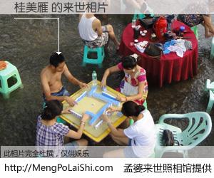 #孟婆来世照相馆# 【桂美雁 来世的未来相片】一碗梦婆汤，忘却了今生爱与痛，了无牵挂进入轮回。再相遇，已是天涯陌路人。可否借我一双慧眼，看清今生与来世？孟婆来世照相馆，触摸你的未来。桂美雁 来世的未来相片，有图有真相：