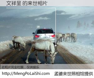 #孟婆来世照相馆# 【文祥呈 来世的未来相片】一碗梦婆汤，忘却了今生爱与痛，了无牵挂进入轮回。再相遇，已是天涯陌路人。可否借我一双慧眼，看清今生与来世？孟婆来世照相馆，触摸你的未来。文祥呈 来世的未来相片，有图有真相：