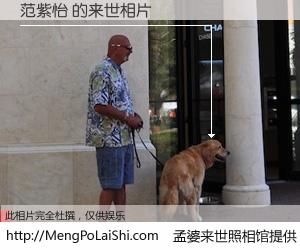 #孟婆来世照相馆# 【范紫怡 来世的未来相片】一碗梦婆汤，忘却了今生爱与痛，了无牵挂进入轮回。再相遇，已是天涯陌路人。可否借我一双慧眼，看清今生与来世？孟婆来世照相馆，触摸你的未来。范紫怡 来世的未来相片，有图有真相：