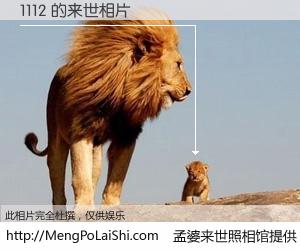 #孟婆来世照相馆# 【1112 来世的未来相片】一碗梦婆汤，忘却了今生爱与痛，了无牵挂进入轮回。再相遇，已是天涯陌路人。可否借我一双慧眼，看清今生与来世？孟婆来世照相馆，触摸你的未来。1112 来世的未来相片，有图有真相：