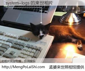 #孟婆来世照相馆# 【system-logs 来世的未来相片】一碗梦婆汤，忘却了今生爱与痛，了无牵挂进入轮回。再相遇，已是天涯陌路人。可否借我一双慧眼，看清今生与来世？孟婆来世照相馆，触摸你的未来。system-logs 来世的未来相片，有图有真相：