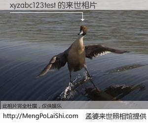 #孟婆来世照相馆# 【xyzabc123test 来世的未来相片】一碗梦婆汤，忘却了今生爱与痛，了无牵挂进入轮回。再相遇，已是天涯陌路人。可否借我一双慧眼，看清今生与来世？孟婆来世照相馆，触摸你的未来。xyzabc123test 来世的未来相片，有图有真相：