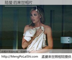 #孟婆来世照相馆# 【陆莹 来世的未来相片】一碗梦婆汤，忘却了今生爱与痛，了无牵挂进入轮回。再相遇，已是天涯陌路人。可否借我一双慧眼，看清今生与来世？孟婆来世照相馆，触摸你的未来。陆莹 来世的未来相片，有图有真相：